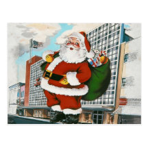 Postal de Papá Noel