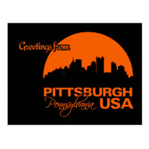 Postal de PITTSBURGH - personalizable