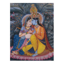 Postal de Radha Krishna