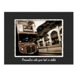 Postal de Reino Unido del autobús del autobús de d
