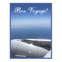 Postal de Seat de ventana del buen viaje
