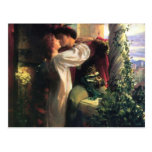 Postal de sir Frank Dicksee, de Romeo y de Juliet