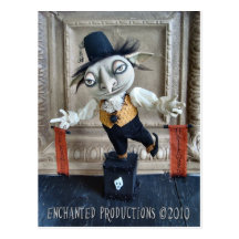 Postal de Willy T. Goblin Welcome Halloween