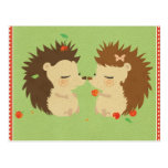 Postal del amor del erizo