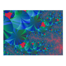 Postal del arte del fractal