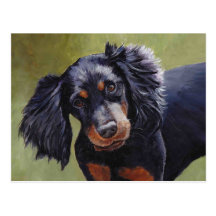 Postal del arte del perro del organismo de Gordon