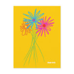 Postal del arte: Manojo de la flor tarjetas postales