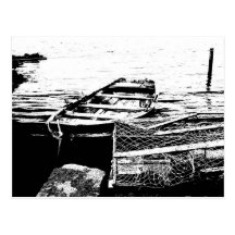 Postal del bote de remos