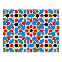 Postal del calendario de la teja 2012 del Moorish