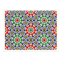Postal del calendario de la teja 2012 del Moorish