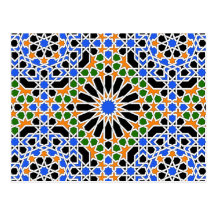 Postal del calendario de la teja 2012 del Moorish