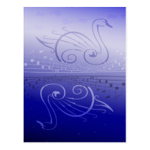 Postal del canto del cisne