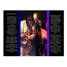 Postal del capítulo 91 de los salmos