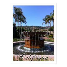Postal del centro turístico de California meridion