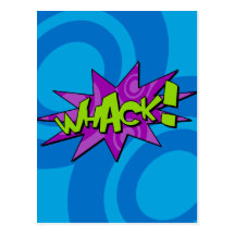Postal del cómic del Whack