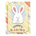 Postal del conejito de pascua
