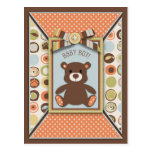 Postal del consejo del muchacho del oso del oso