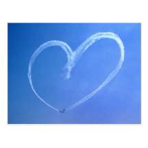 Postal del corazón del cielo
