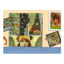 Postal del correo de la sirena
