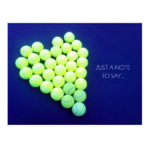 Postal del ♥ del tenis
