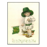 Postal del día de St Patrick del irlandés del vint