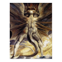 Postal del dragón:  por Guillermo Blake