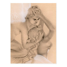 Postal del eros y de la psique