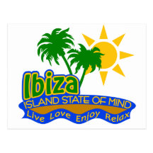Postal del estado de ánimo de Ibiza