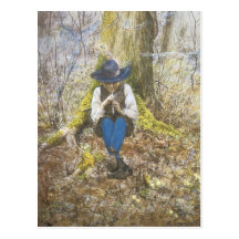 Postal del Faerie del vintage