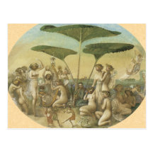 Postal del Faerie del vintage