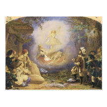 Postal del Faerie del vintage