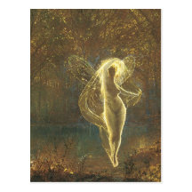 Postal del Faerie del vintage