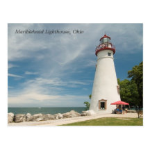 Postal del faro de Marblehead