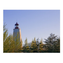 Postal del faro del gancho III de Sandy