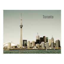 Postal del horizonte de Toronto