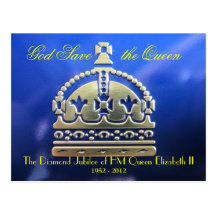 Postal del jubileo de diamante