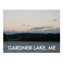 Postal del lago Gardner