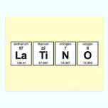 Postal del LaTiNO tarjetas postales