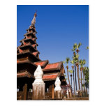 Postal del monasterio de Bagaya Kyaung