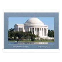 Postal del monumento de Jefferson