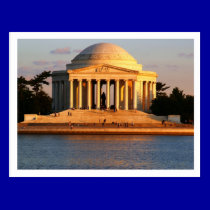 Postal del monumento de Jefferson tarjetas postales