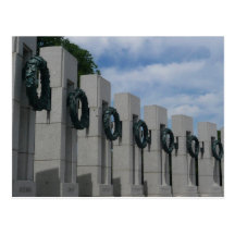 Postal del monumento de la Segunda Guerra Mundial