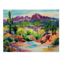 Postal del paisaje de Arizona