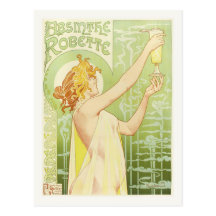 Postal del poster del anuncio del vintage [una ver