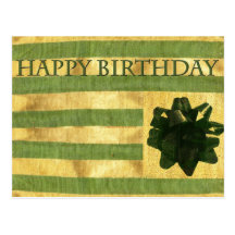 Postal del presente de cumpleaños