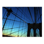 Postal del puente de Brooklyn