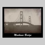 Postal del puente de Mackinac tarjetas postales
