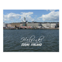 Postal del puerto de Helsinki, personalizar