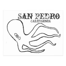 Postal del pulpo de San Pedro