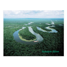 Postal del río Amazonas